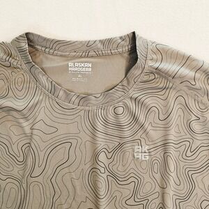 Alaskan Hardgear Duluth Trading Co Mens XL Topo Print Performance T-Shirt 60414